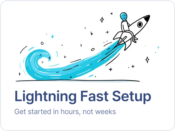 Lightning Fast Setup